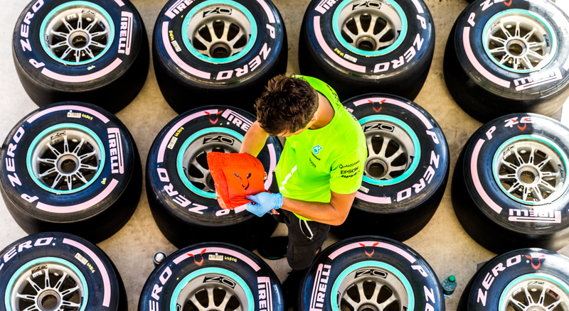 Pink tires.
